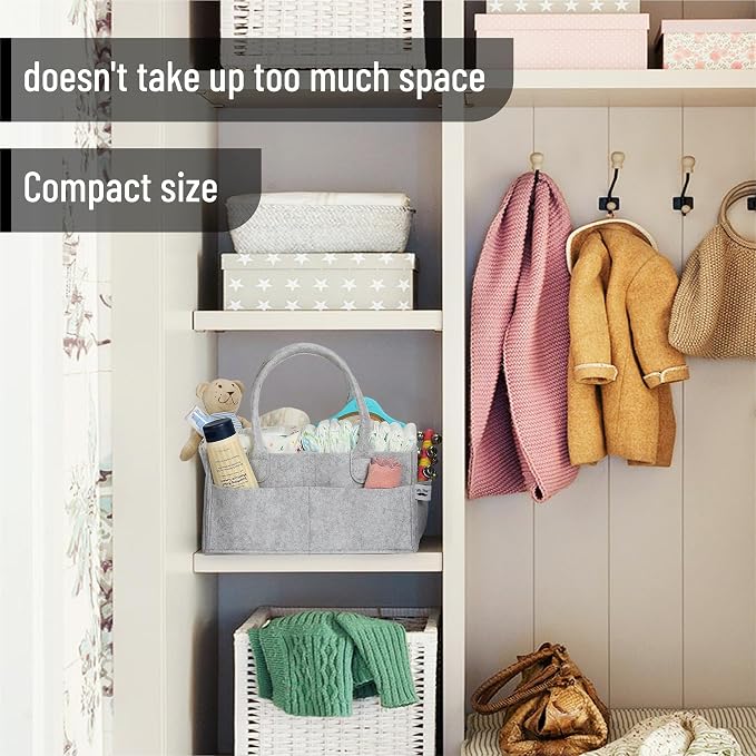 Mr. Pen- Baby Diaper Caddy Organizer, Medium | Nursery Storage Bin and Car - Image 6