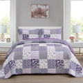 Mybedsoul Boho Quilt King Size, Patchwork Reversible Bedding Set, 3 Pieces by Mybedsoul