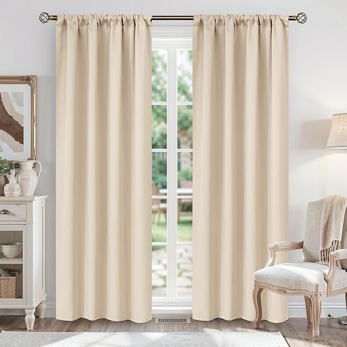 BGment Champagne Blackout Curtains by BGment