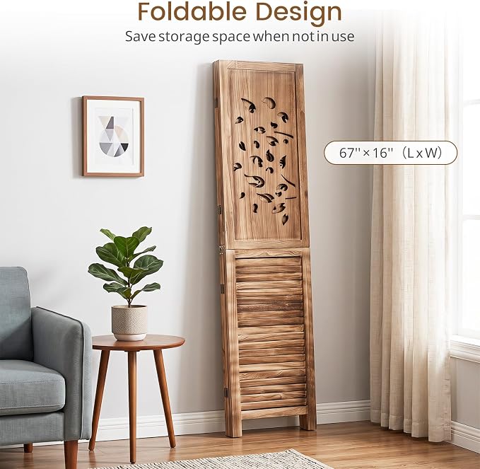 GIANTEX 3 Panel Folding Room Divider - Image 6