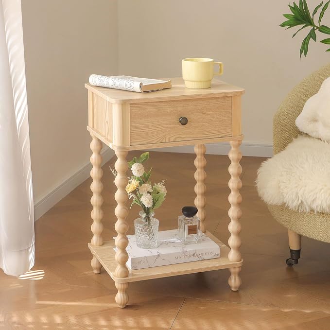 AWASEN Night Stand, Small End Table - Image 6