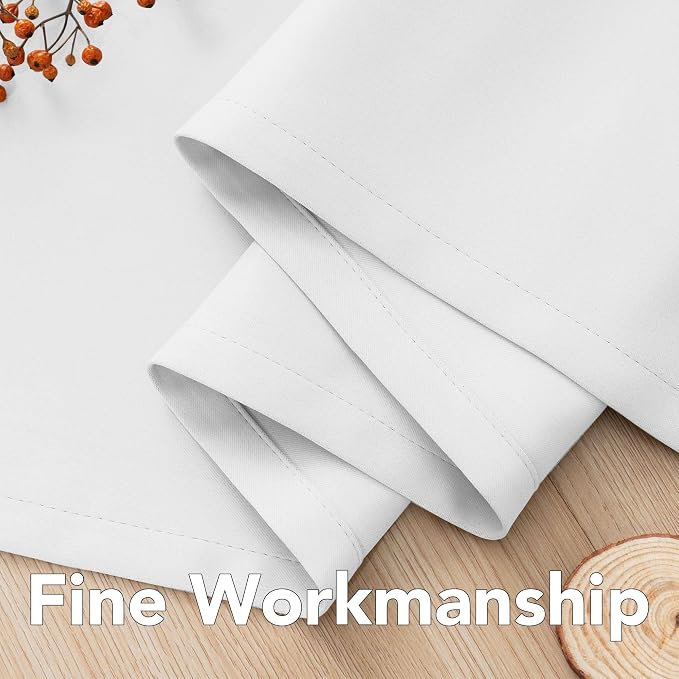 H.VERSAILTEX White Curtains for Bedroom Thermal Insulated Curtains & Drapes - Image 6