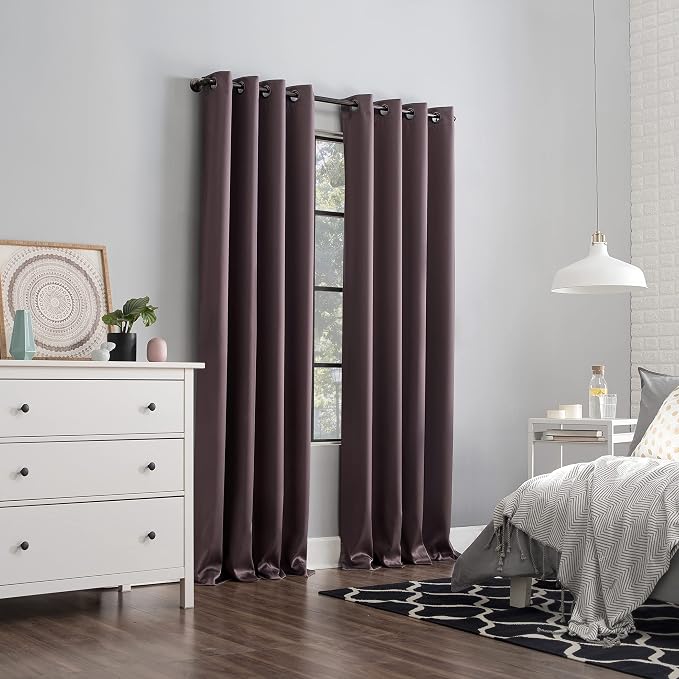 Sun Zero Nordic 2-pack Theater Grade Extreme 100% Blackout Grommet Curtain - Image 5