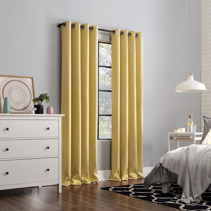 Sun Zero Nordic 2-pack Theater Grade Extreme 100% Blackout Grommet Curtain - Image 6