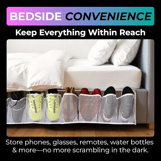 RV Shoe Storage for Bedside - Image 3