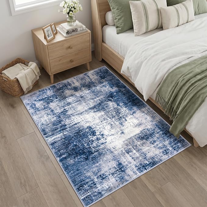 Abstract Area Rug 4x5 Ft Washable Rugs - Image 8