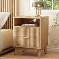 LYNCOHOME Fluted Nightstand by LYNCOHOME