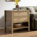 SICOTAS 26.7" Wide Rattan Nightstand by SICOTAS
