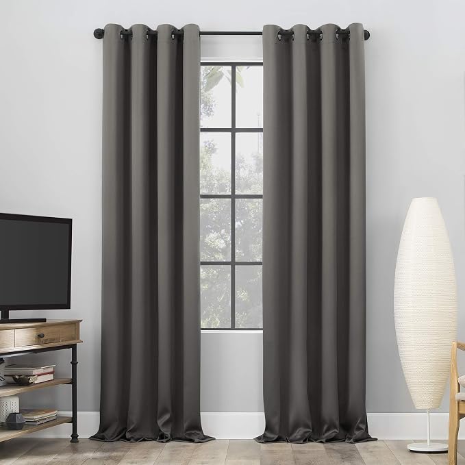 Sun Zero Nordic 2-pack Theater Grade Extreme 100% Blackout Grommet Curtain - Image 3