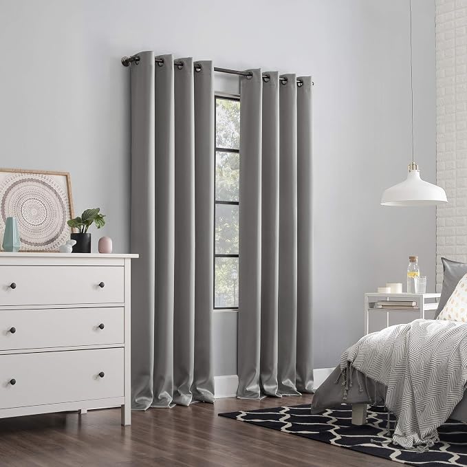 Sun Zero Nordic 2-pack Theater Grade Extreme 100% Blackout Grommet Curtain - Image 6
