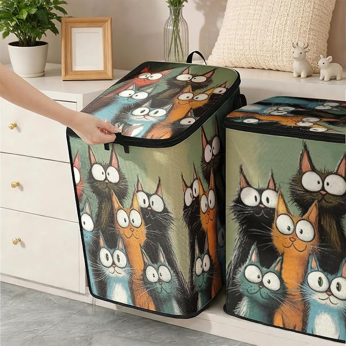 2pcs blanket storage bag for under bed, closet organizers 95L | clothing - Image 6