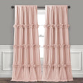 Blackout Window Curtains, Rustic Rod Pocket Drapes by Homechoice+Decor