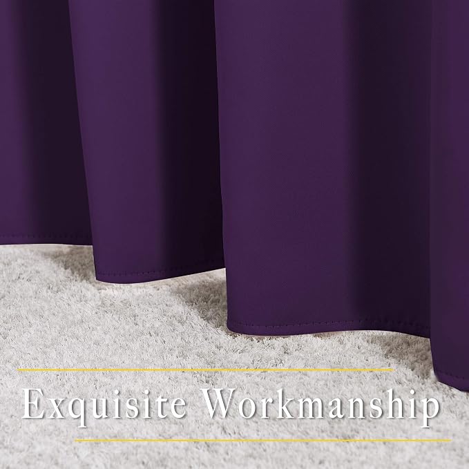 NICETOWN Bedroom Blackout Curtains Panels - Image 6