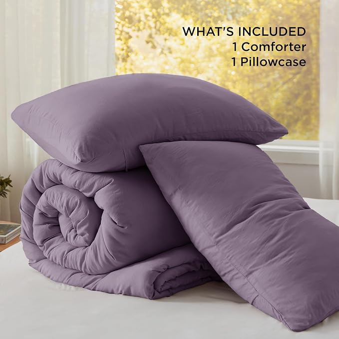 Bedsure Twin/Twin XL Comforter Set, 2 Pieces GentleSoft™ Bed Set, 1 Lightweight - Image 6
