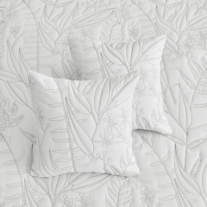 HZ & HY Oversized King Bedspreads, 5-Piece Quilt Set, Lightweight Reversible - Image 8