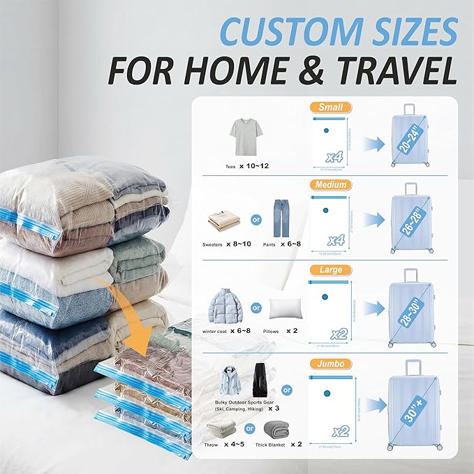 Travel Vacuum Storage Bags - Image 4