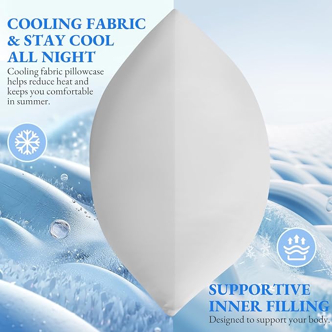 ELNIDO QUEEN Cooling Body Pillow Insert - Image 5