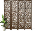 Leaf-Carved Room Divider Privacy Screen by Svimi