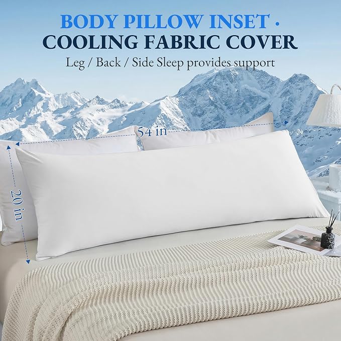 ELNIDO QUEEN Cooling Body Pillow Insert - Image 2