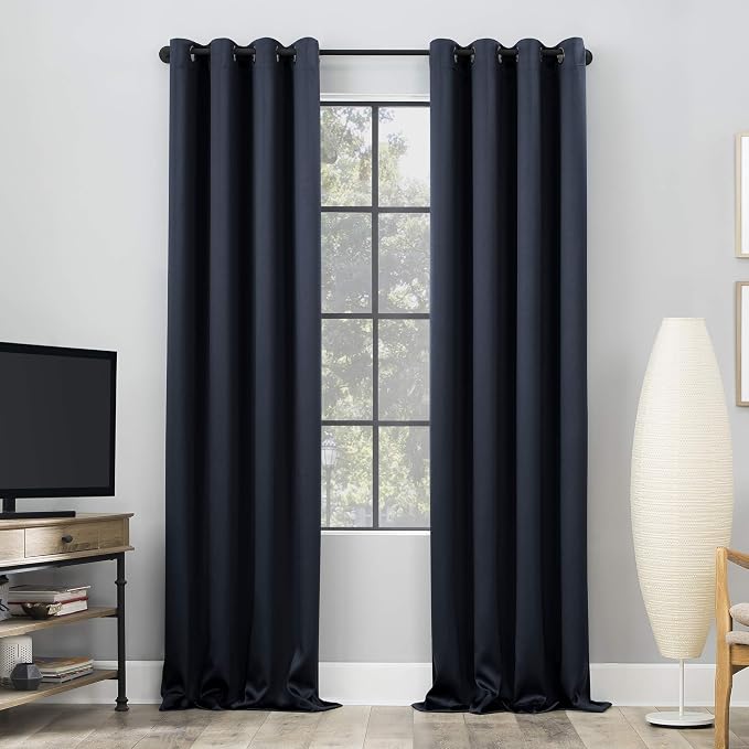 Sun Zero Nordic 2-pack Theater Grade Extreme 100% Blackout Grommet Curtain - Image 3