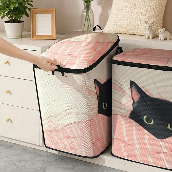 2pcs blanket storage bag for under bed, closet organizers 95L | clothing - Image 6