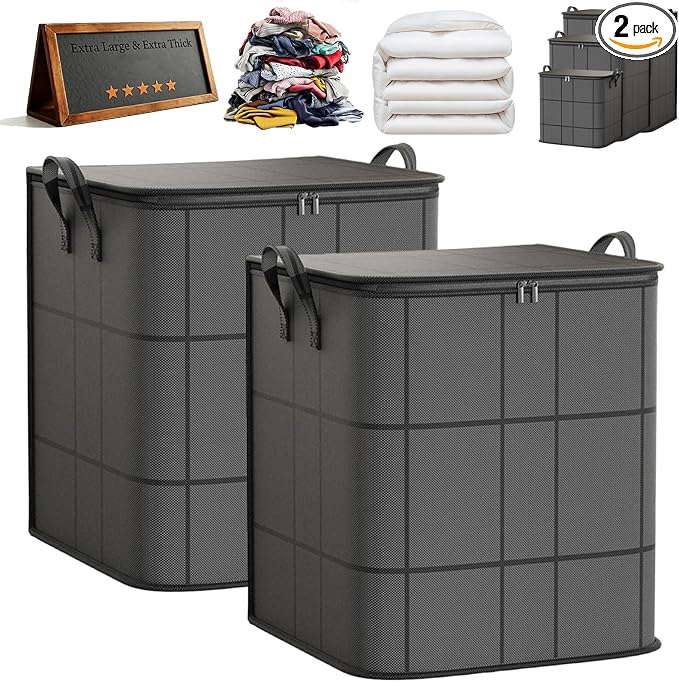 180L Spacious Moving Storage Bin by Unknown