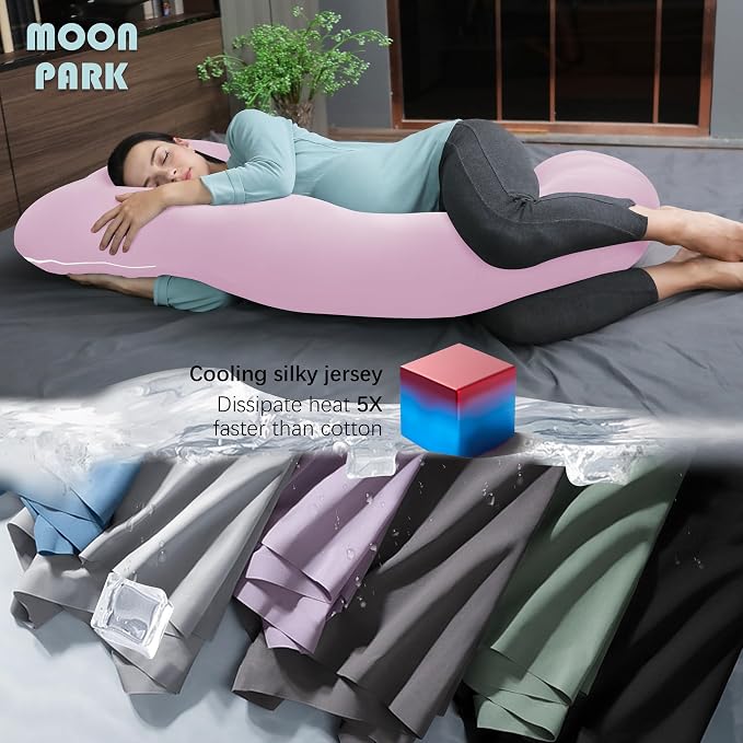 MOON PARK Pregnancy Pillows for Sleeping - Image 3