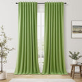 100% Blackout Curtains 96 Inch Length 2 Panels Set by Guken