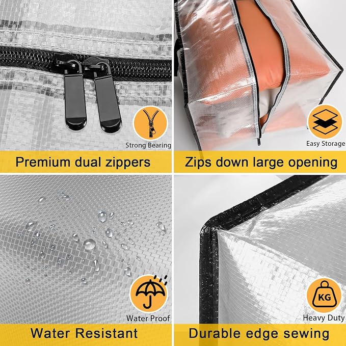 Clear Moving Bags Heavy Duty Extra Large - Image 6