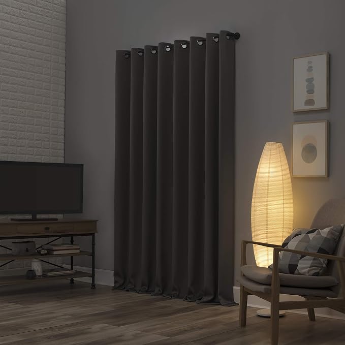 Sun Zero Nordic 2-pack Theater Grade Extreme 100% Blackout Grommet Curtain - Image 2