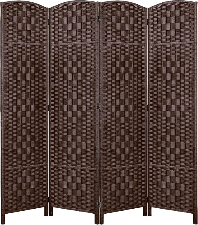 RHF Room Divider Panel, Partition Room Dividers, 4Panel Privacy Screen by RoseHomeFashion