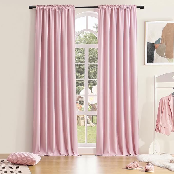 96 Inch Curtains for Living Room by DONREN