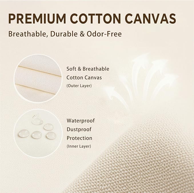 6Pack Canvas Storage Bags for Clothes & Comforters - Image 7