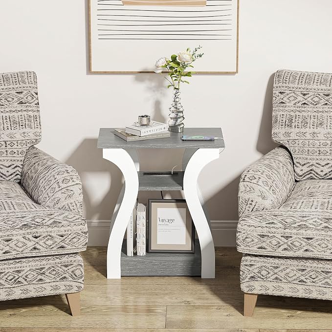 FROMJBEST End Tables Living Room, - Image 3
