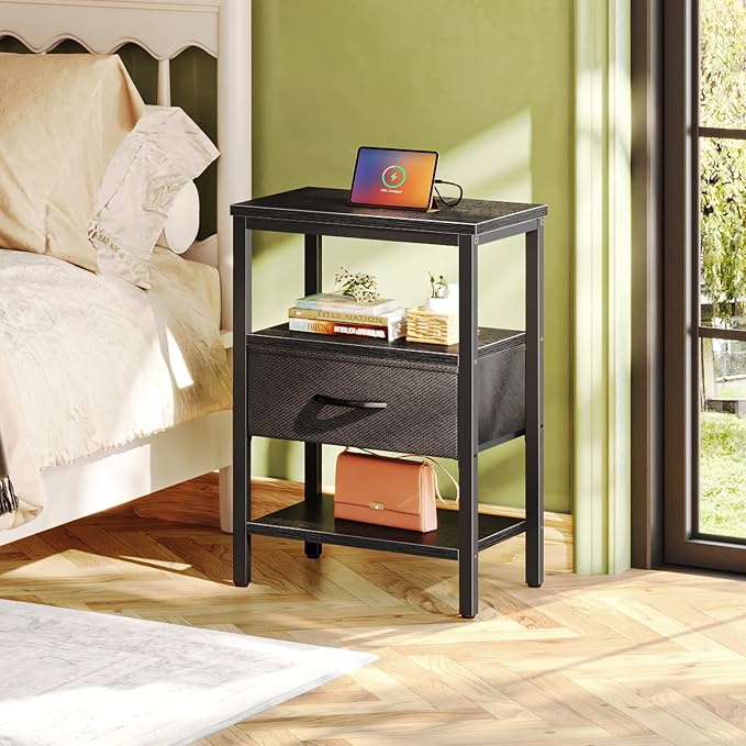 SUPERJARE Nightstand Set of 2 - Image 2
