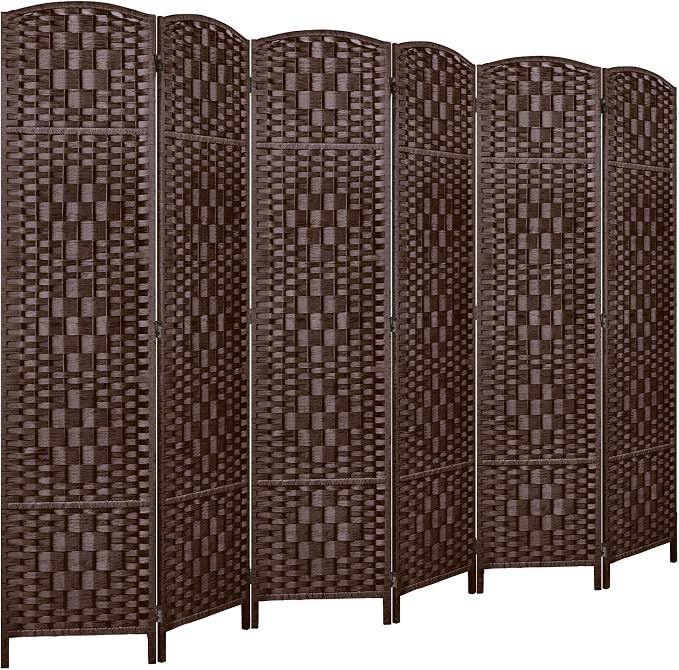 RHF Room Divider Panel, Partition Room Dividers, 6Panel Privacy Screen by RoseHomeFashion