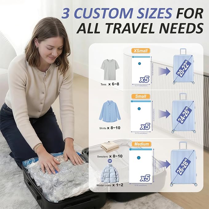 Travel Vacuum Storage Bags - Image 4