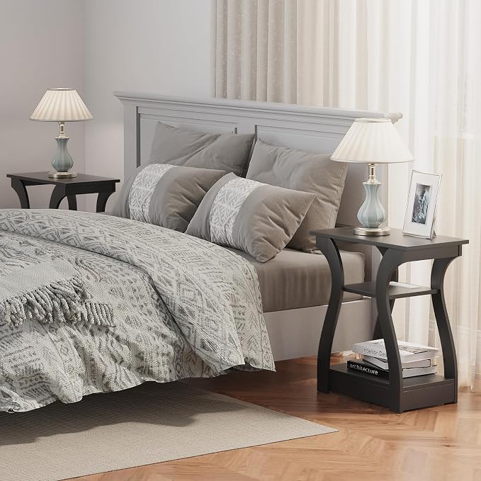 FROMJBEST End Tables Living Room Set of 2 - Image 5
