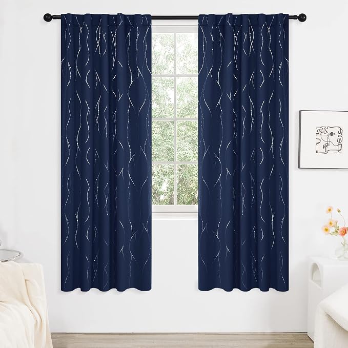 Deconovo Blackout Back Tab Curtains - Image 2