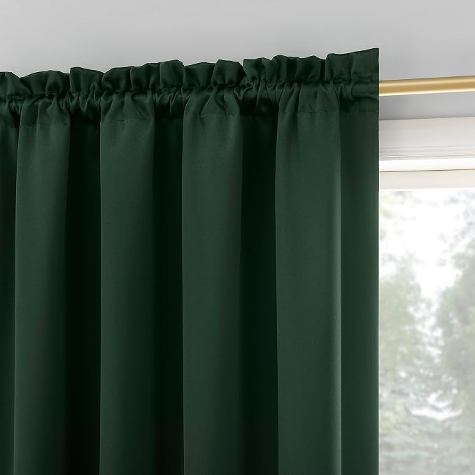 Sun Zero Oslo Theater Grade Extreme 100% Blackout Rod Pocket Curtain Panel - Image 3