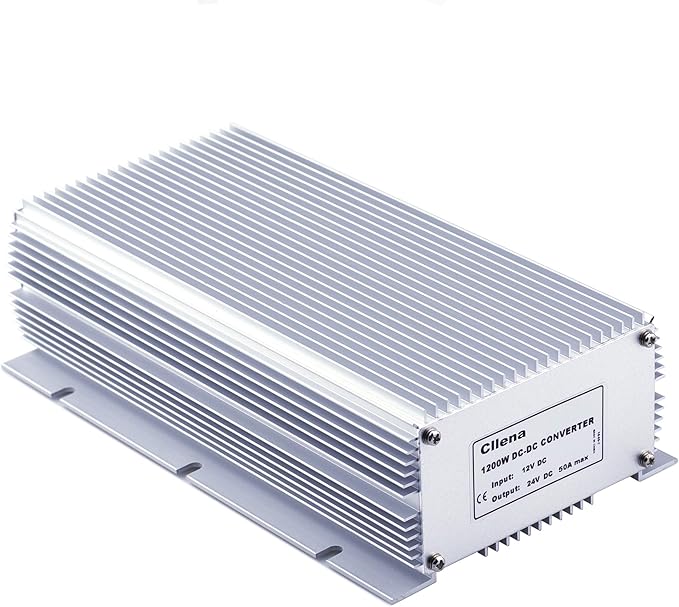 Cllena DC/DC 12V to 24V Boost Converter 50A 1200W Step Up Voltage Regulator Power Supply Voltage Transformer (Input 10V-16V)