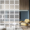 24PCS Hanging Room Divider Wall Screen Panel Room Divider Panels-White02 | by Boshen