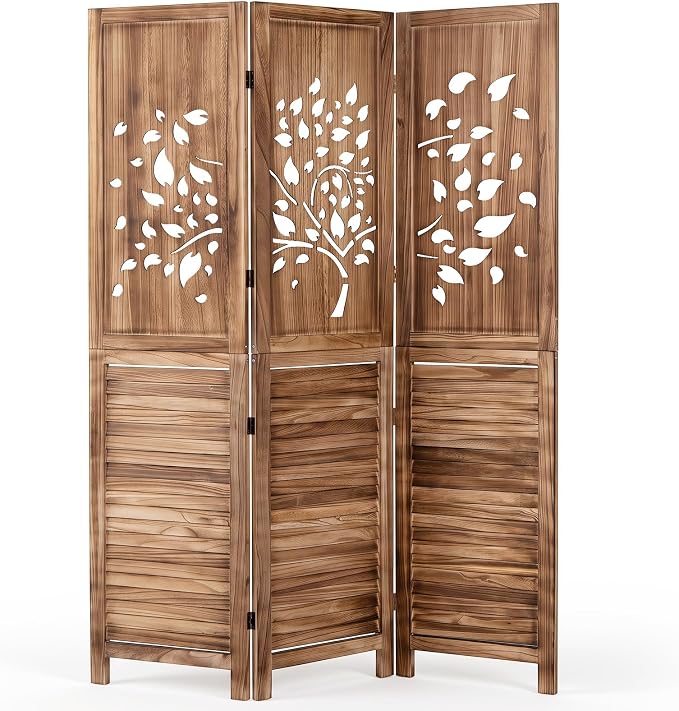 GIANTEX 3 Panel Folding Room Divider by Giantex