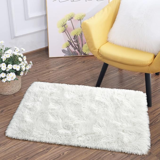 Super Soft Fluffy Rug for Bedroom, Modern Shaggy Fuzzy Kids Rugs for Living Room by Tepook