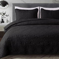 Whale Flotilla Soft Geometric King Quilt Set by WHALEFLOTILLA