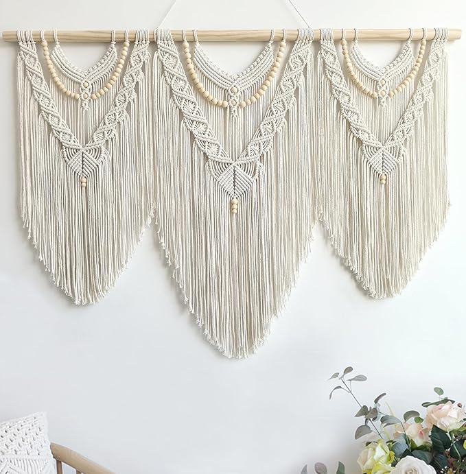 Achart Macrame Wall Hanging Large- Boho Wall Decor- large wall art- Wall Decor by Achart