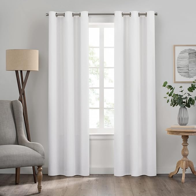 Eclipse Kendall Textured Blackout Grommet Curtain - Image 2