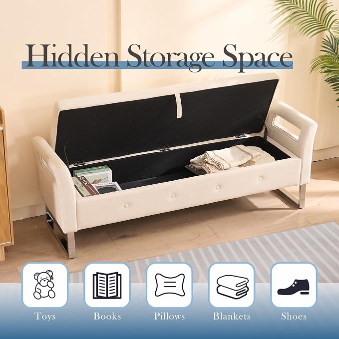 Aoiy & Wifon 67.91" W King Size Bench - Image 5
