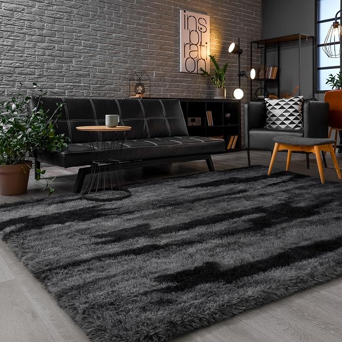 HOMORE 4x6 Area Rug for Bedroom, Fluffy Shaggy Rugs for Kids Boys Girls Room - Image 6