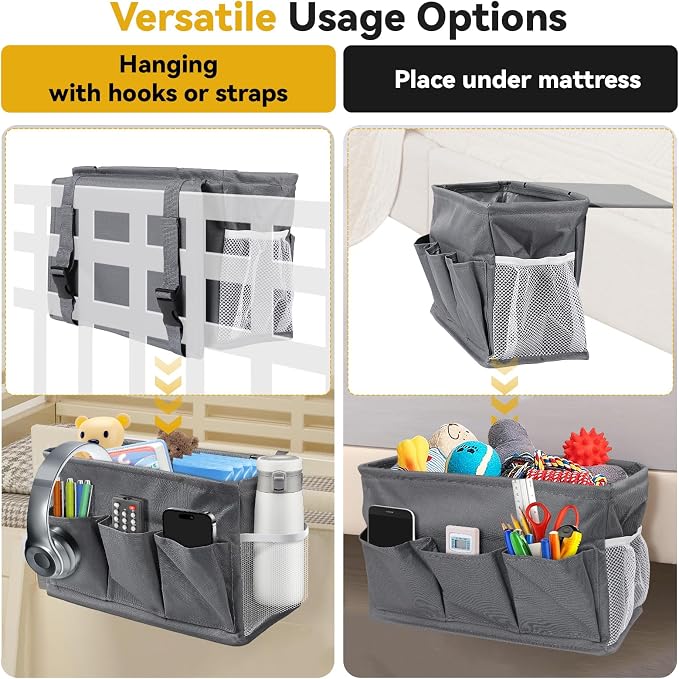 Bedside Hanging Storage Bag Caddy, Bedside Caddy Bedside Organizer, Bedsides - Image 8